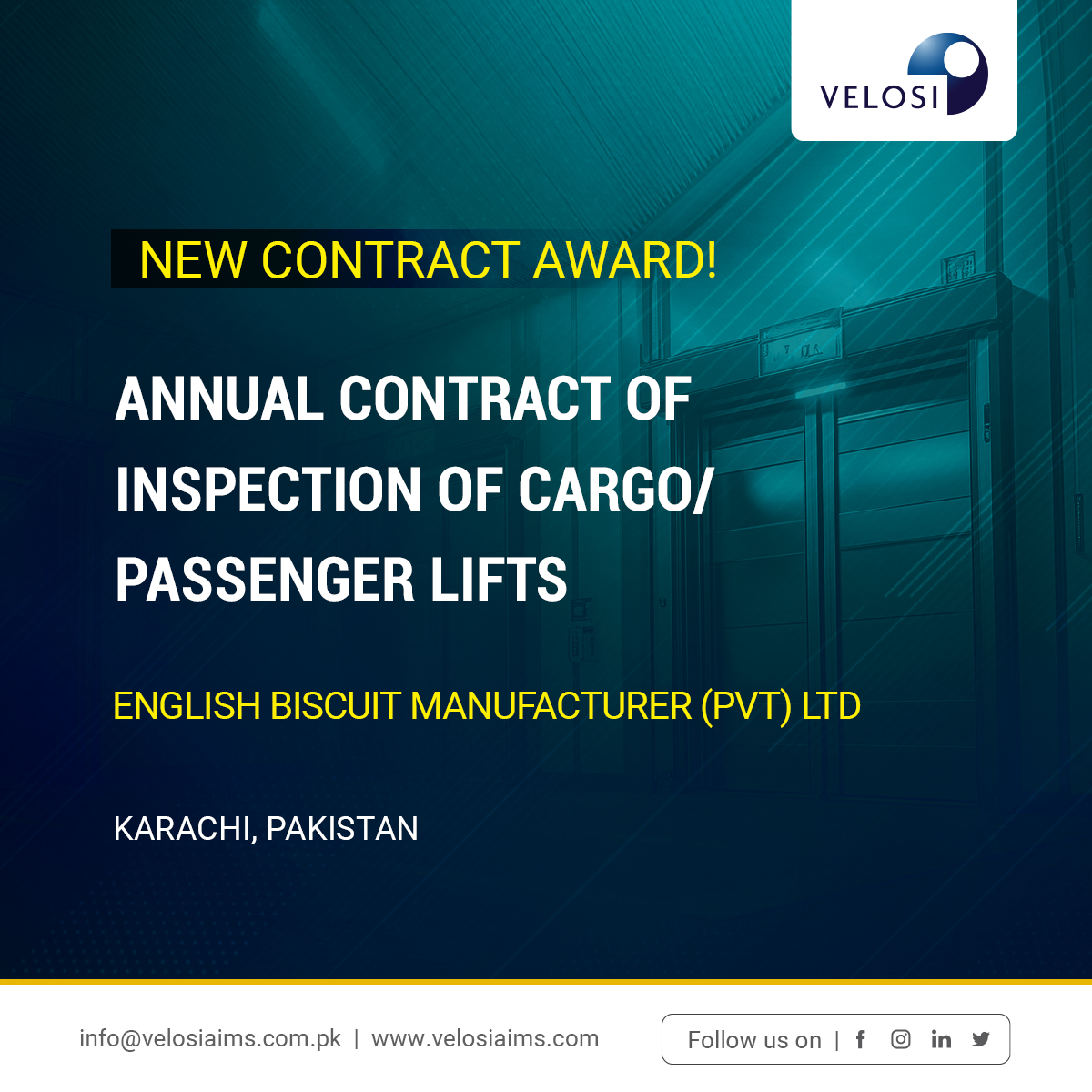 Third Party Inspection of Cargo/Passenger Lifts Third Party Inspection of Cargo/Passenger Lifts