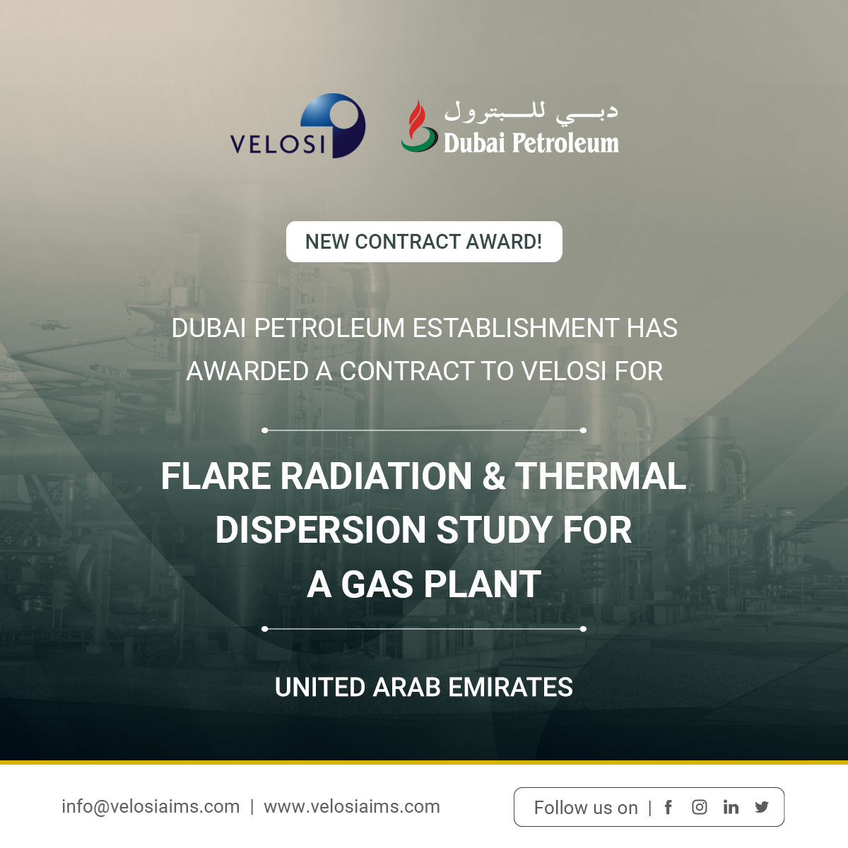 VAIL-Contract-Award-DPE Dubai Petroleum Establishment