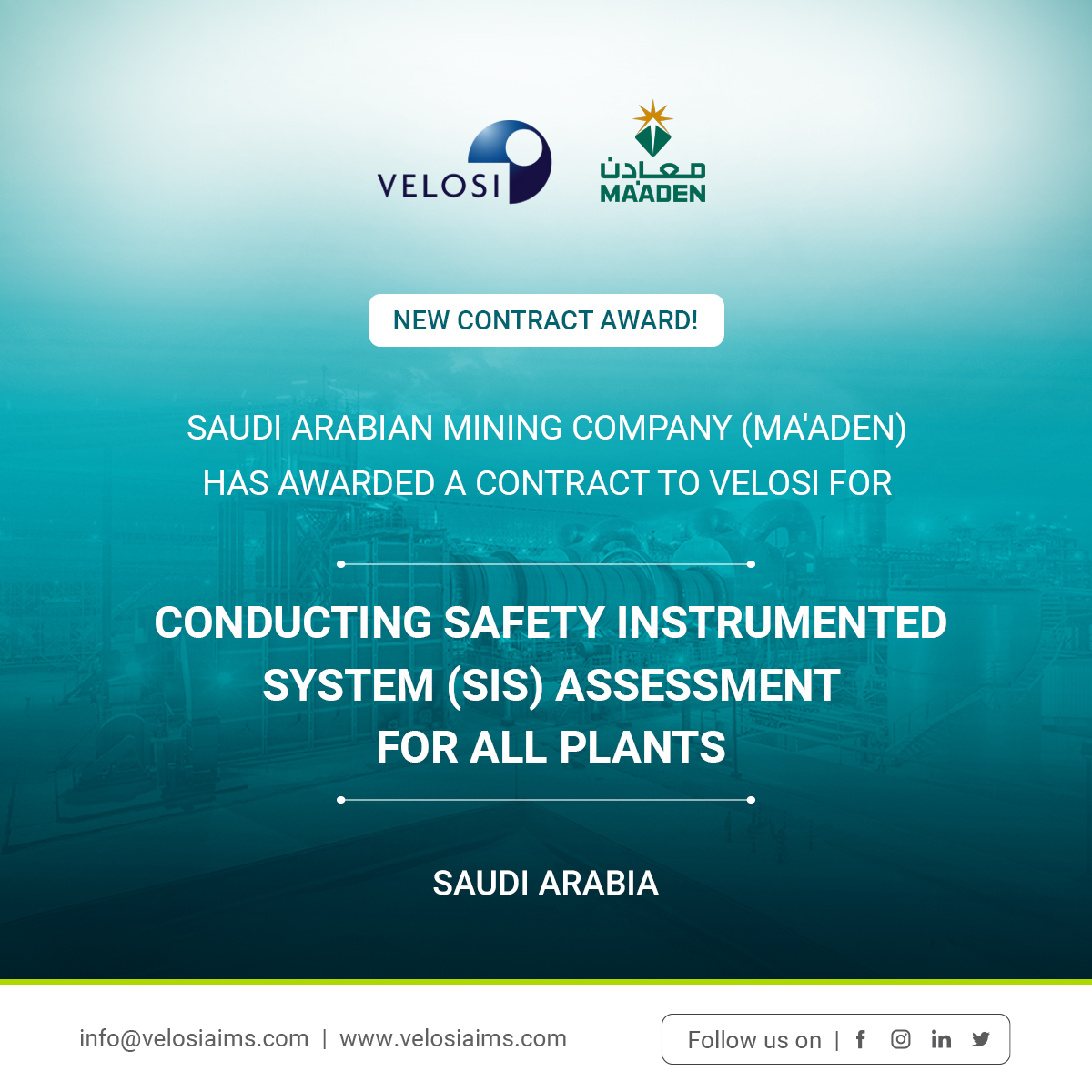 VAIL-Contract-Award-Maaden